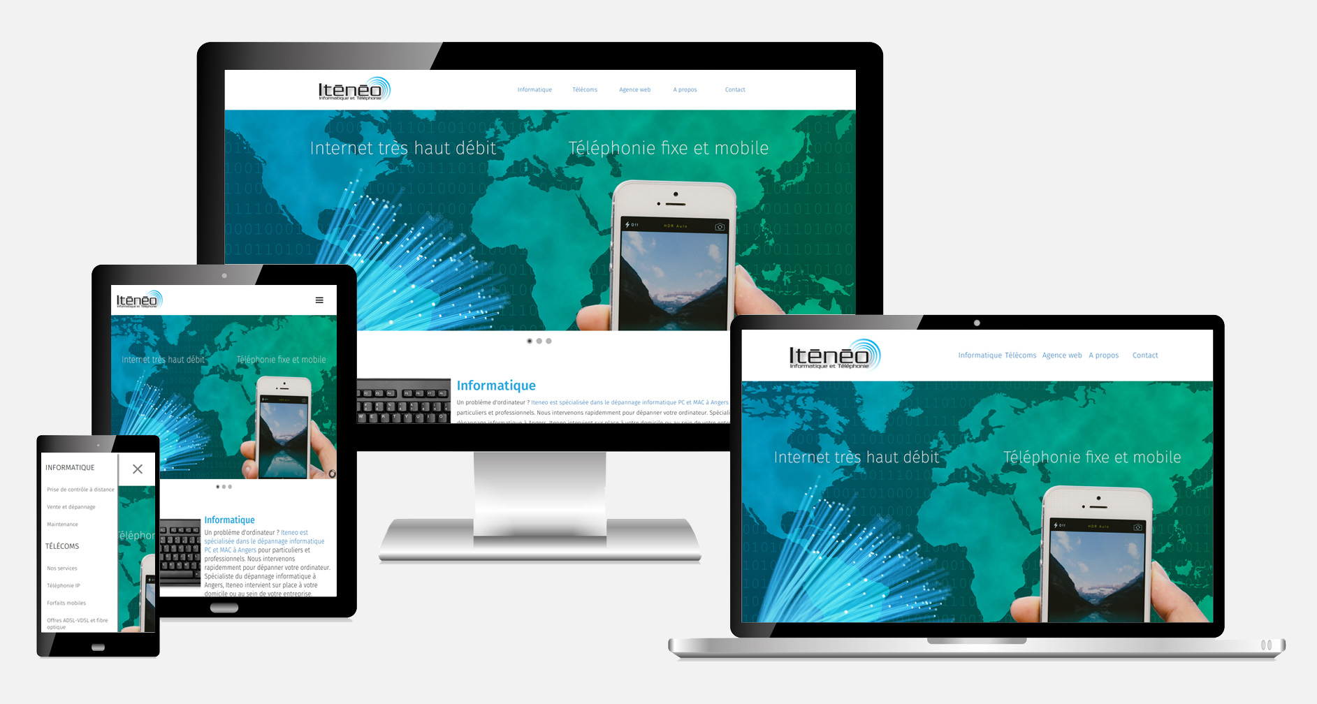 Création de webdesign moderne, responsive et intuitif. Design de site